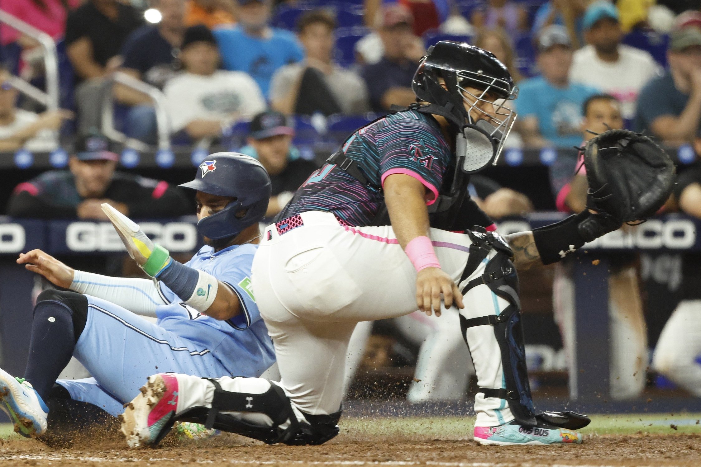 Marlins outlasted by Blue Jays in 12-inning marathon