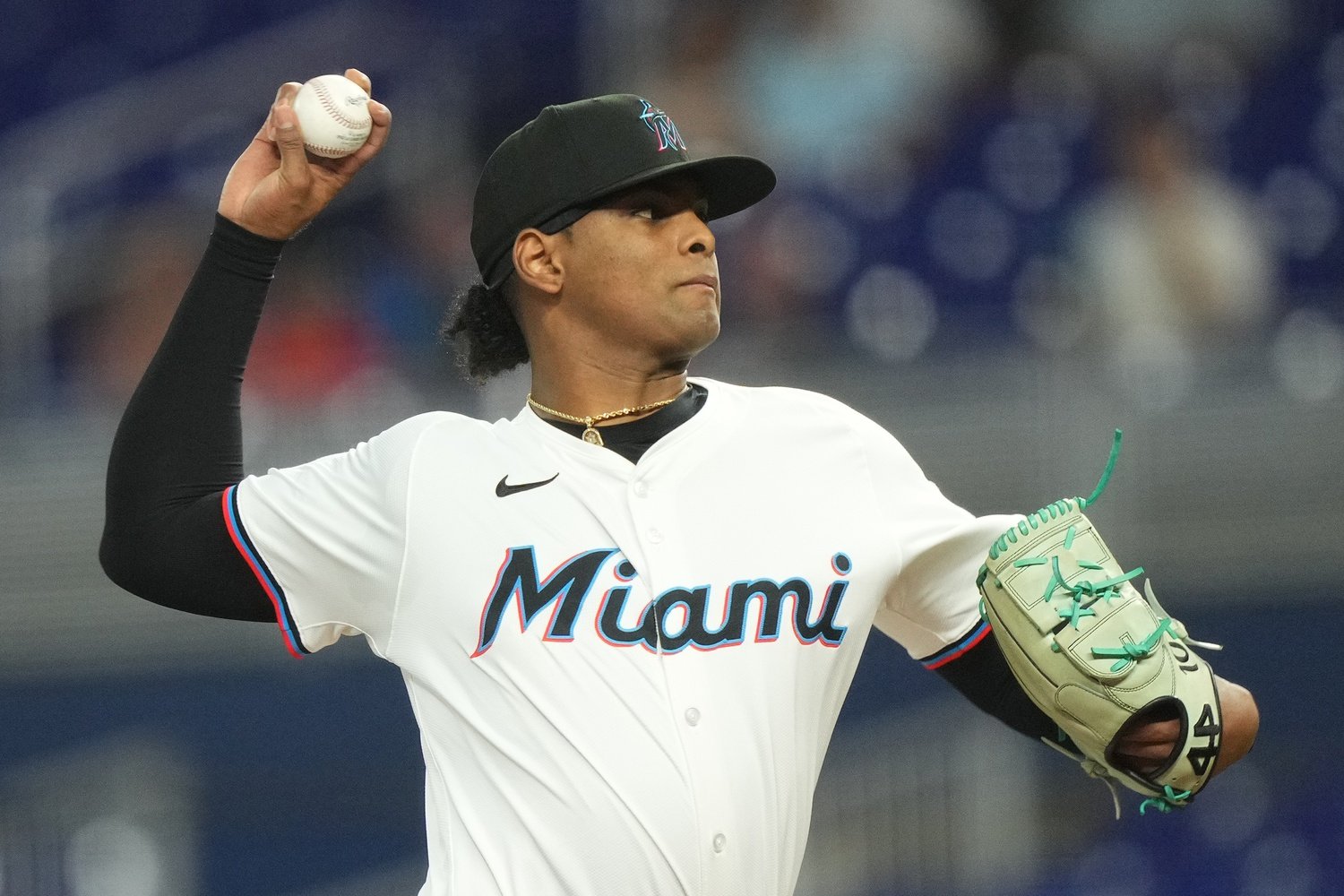 Edward Cabrera snaps slump, bullpen walks tightrope in series opener