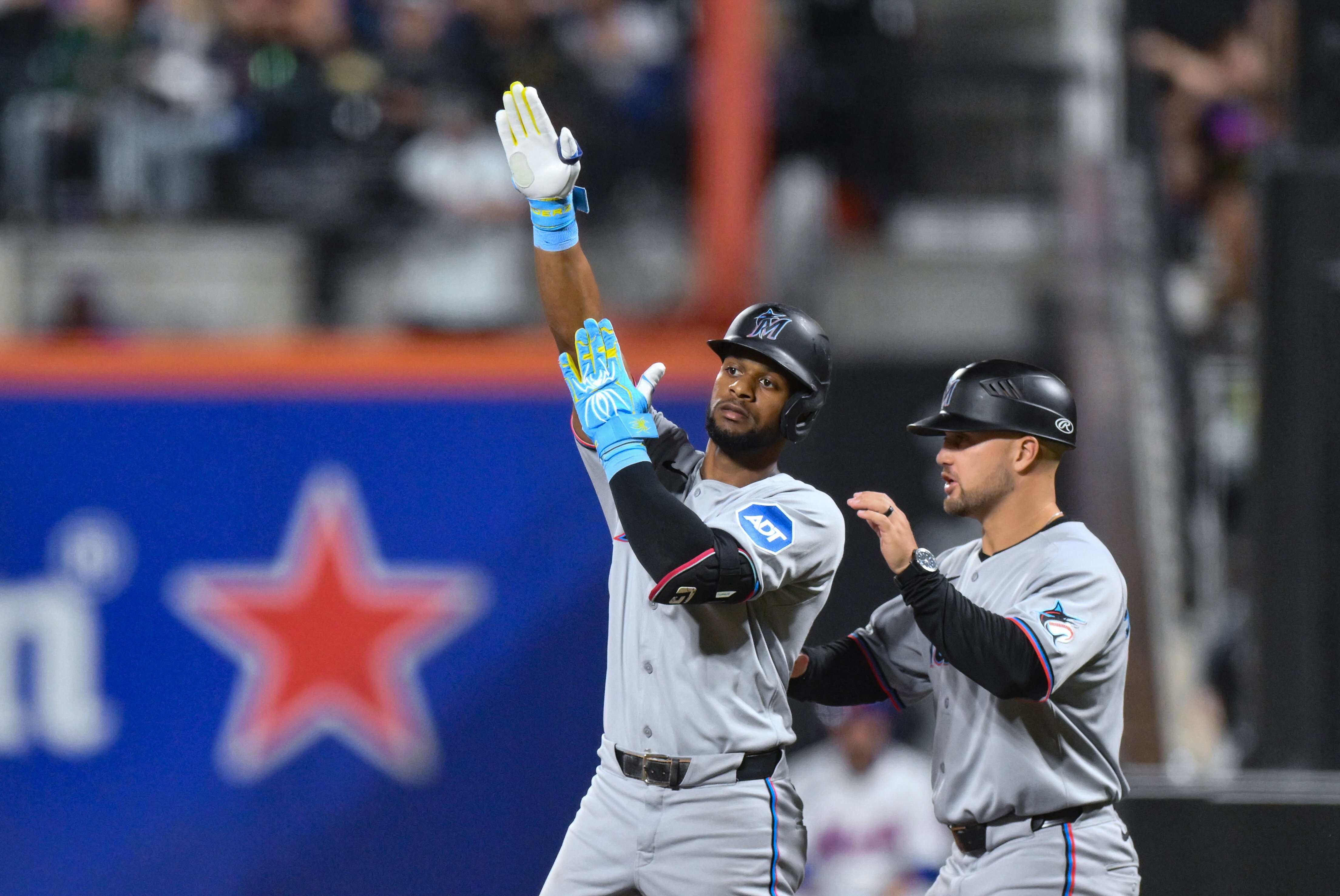 Marlins make the most of Met mishaps, exceed 2024 win total