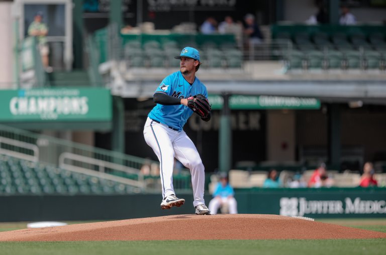 Braxton Garrett optioned to Triple-A Jacksonville, Janson Junk named fifth starter