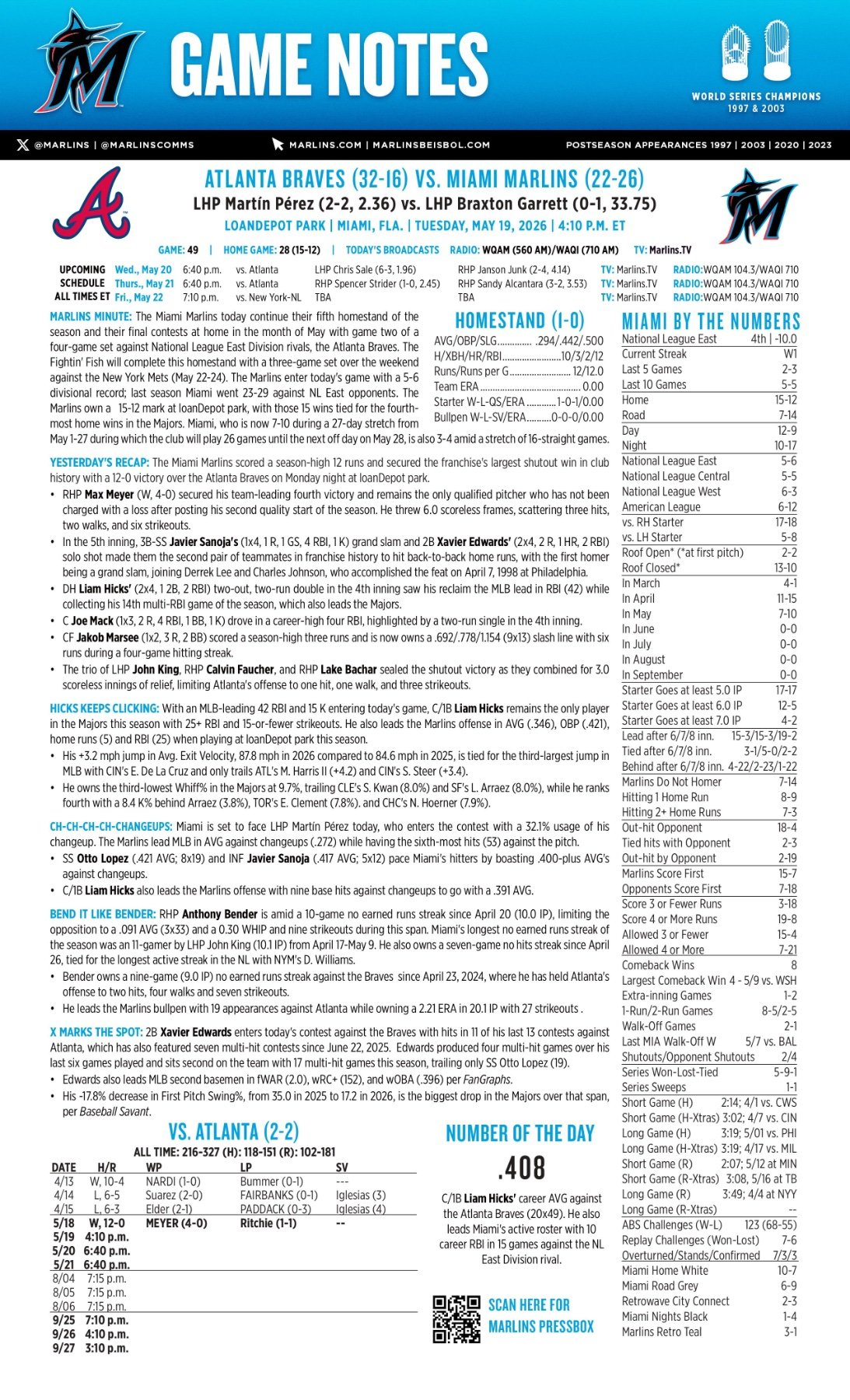 05.19.26 vs. ATL - Marlins Game Notes-images-0.jpg