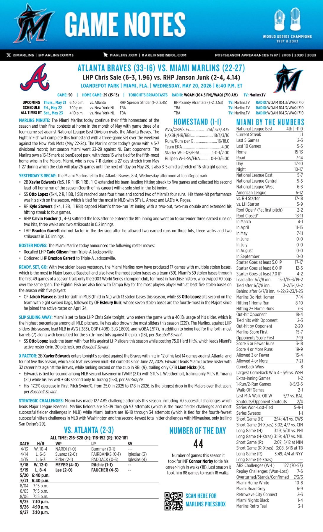 05.20.26 vs. ATL - Marlins Game Notes-images-0.jpg