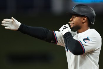 Marlins have historic night against baseball's best team