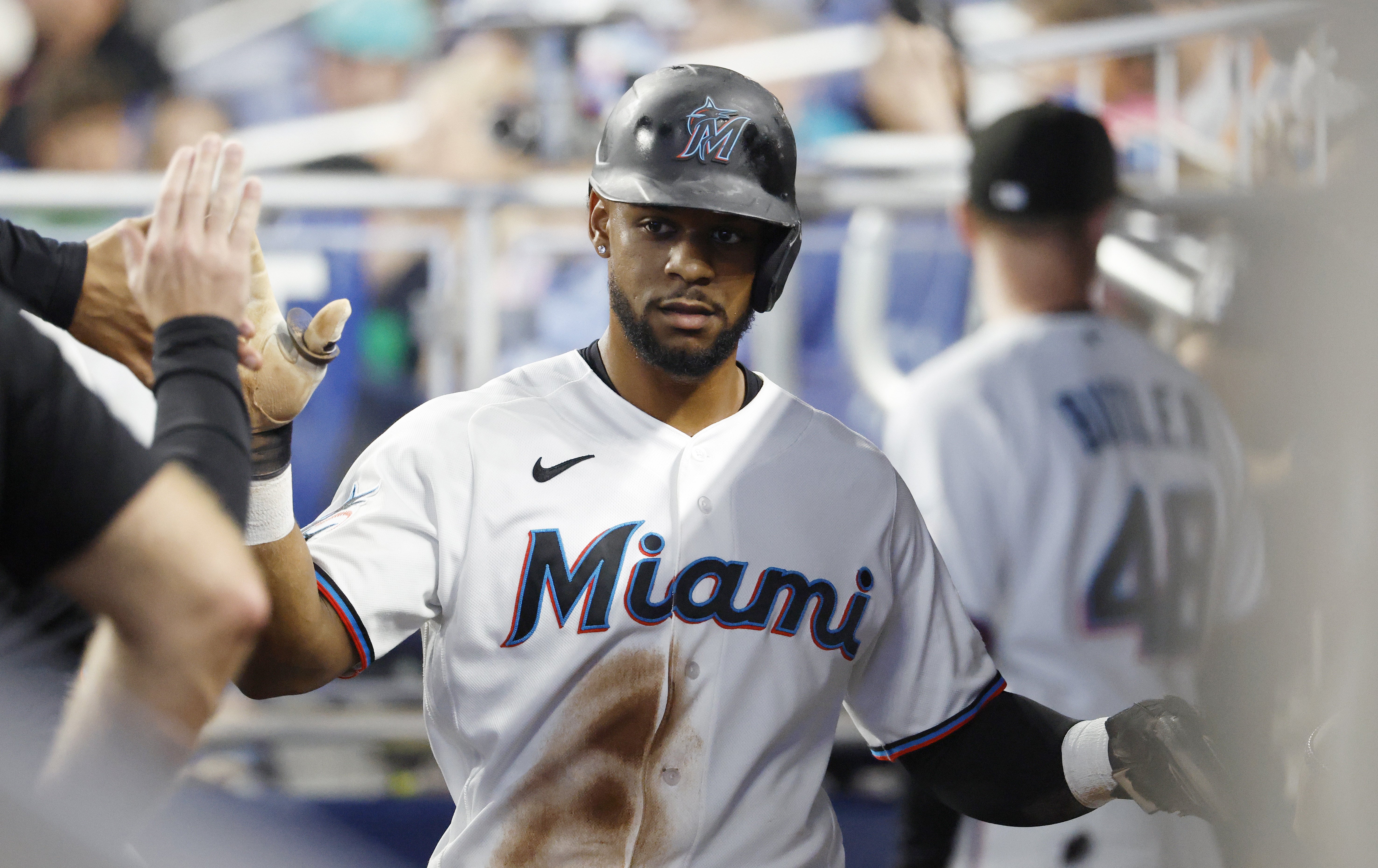 Otto Lopez first in MLB to reach 100 hits as Marlins are back over .500