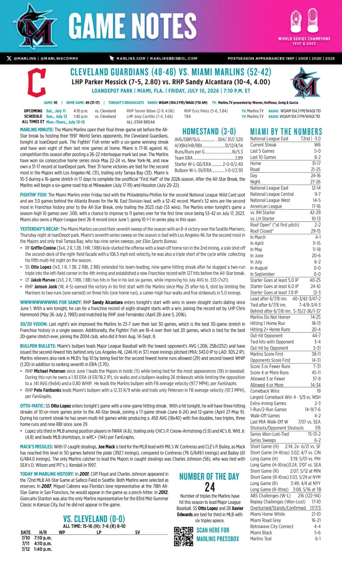 07.10.26 vs. CLE - Marlins Game Notes-images-0.jpg