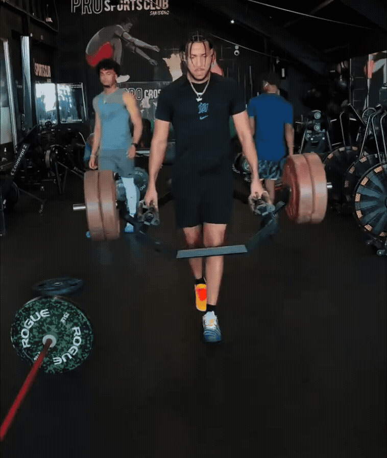 elier morillo weight room.gif